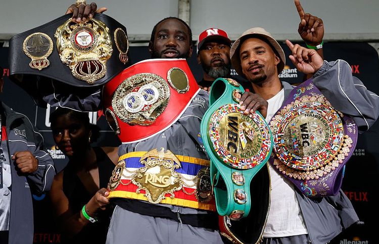 テレンス クロフォード　WBOチャンピオンベルト【掲載期限今週末まで】 速報】ボクシングWBO世界ウェルター級タイトルマッチ テレンス・クロ