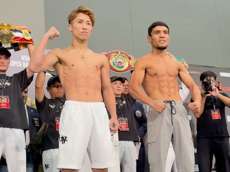 井上尚弥とムロジョン・アフマダリエフ、4団体統一決戦前の計量をクリア