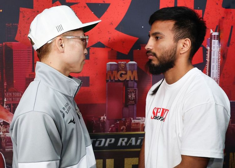 井上尚弥VSラモン・カルデナス　キャップ Photos: Naoya Inoue, Ramon Cardenas - Face To Face